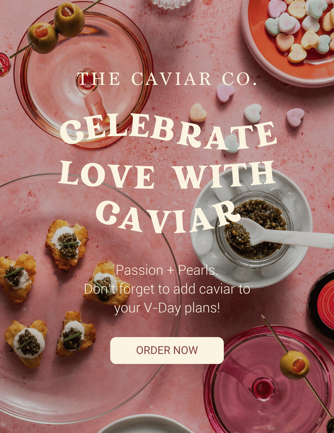 Shop Caviar for Valentines Day